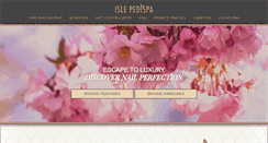 Desktop Screenshot of islepedispa.com